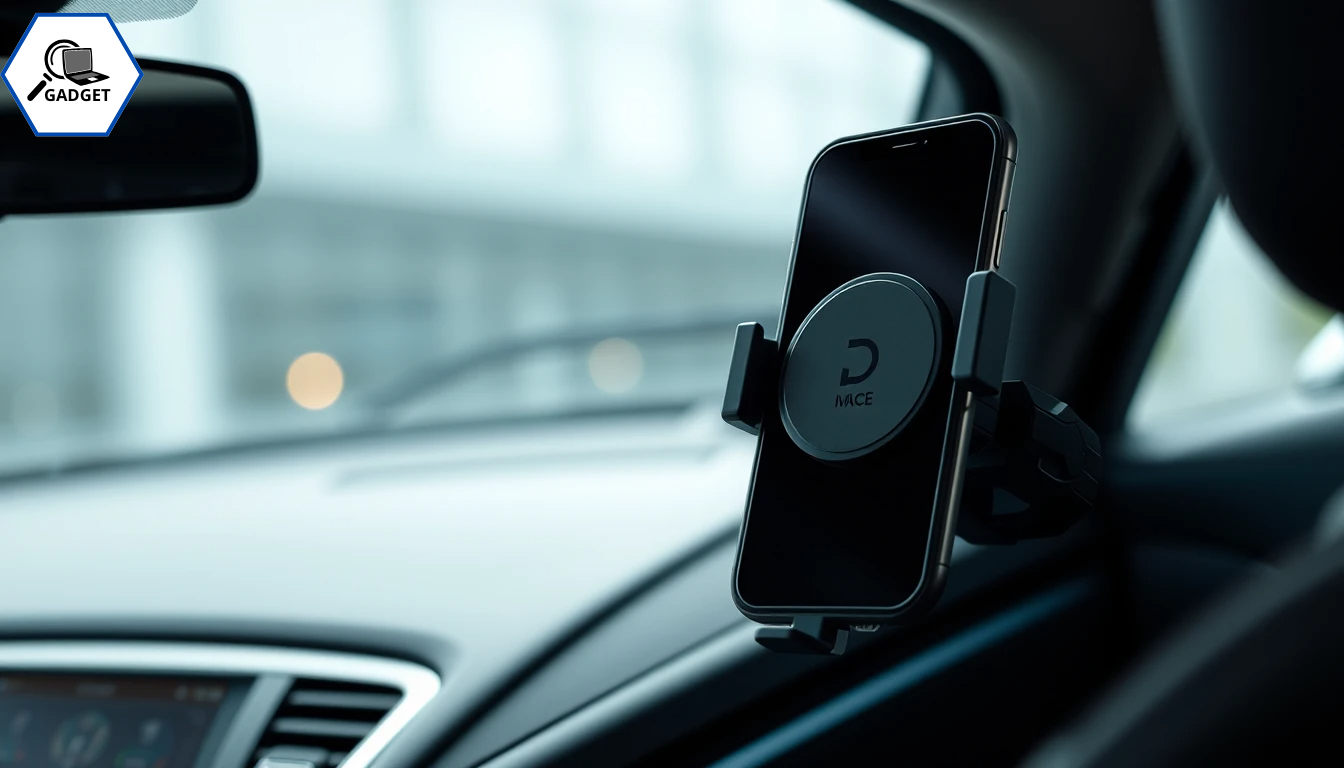 Magnetic phone holder with 360-degree rotation