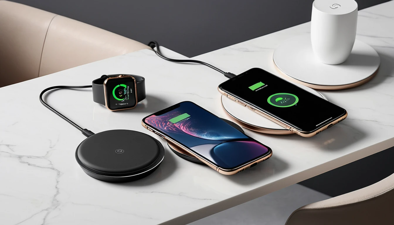 Wireless charging pad for multiple devices