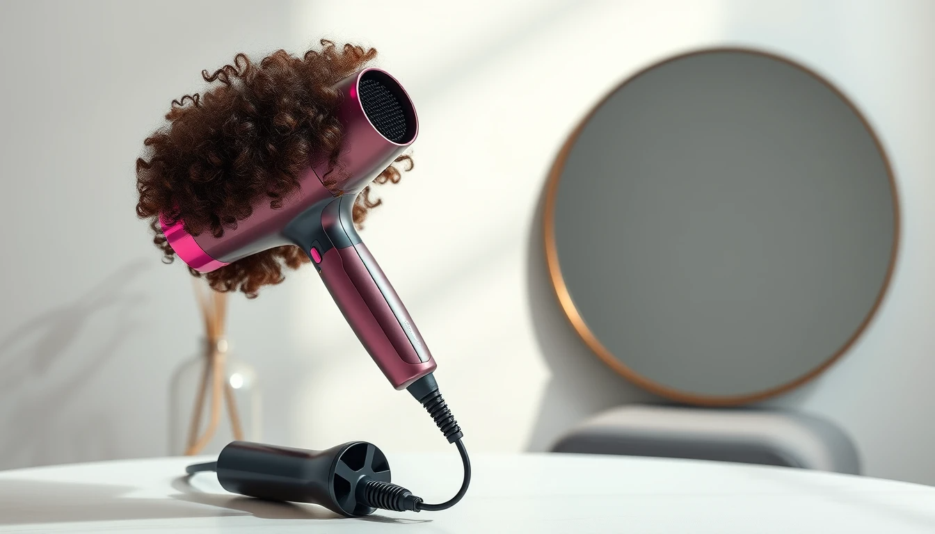 Hair dryer for curly hair