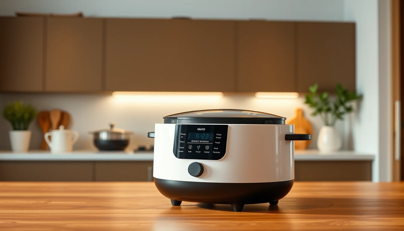 Smart cooking device in kitchen